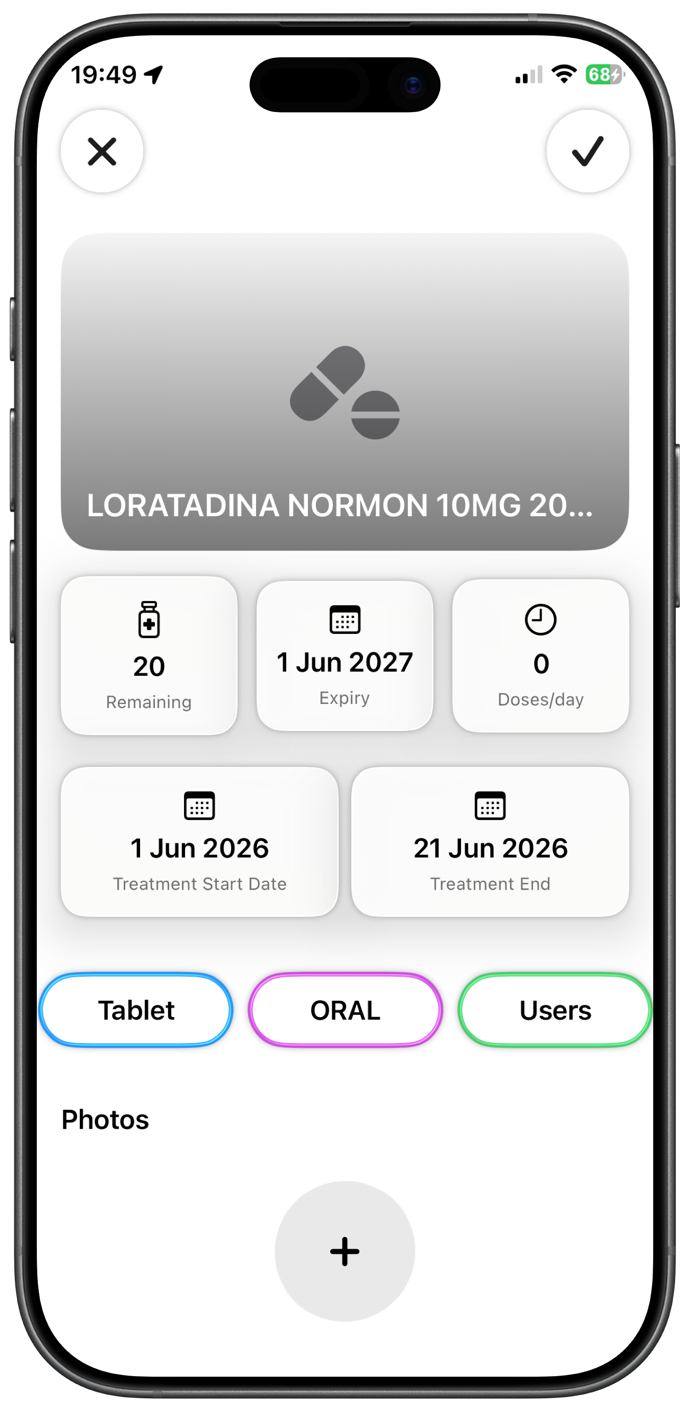 PillRem privacy and iCloud sync